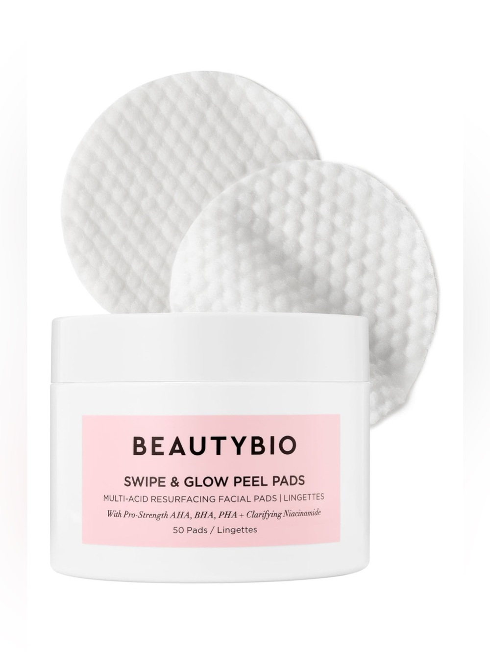 BeautyBio Swipe & Glow Peel Pads - 50CT